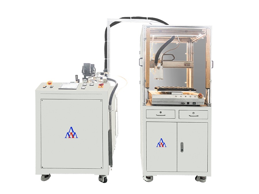 雙組份灌膠+立式平臺(tái)機(jī)組合